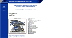 Desktop Screenshot of darrentaylorconstruction.com